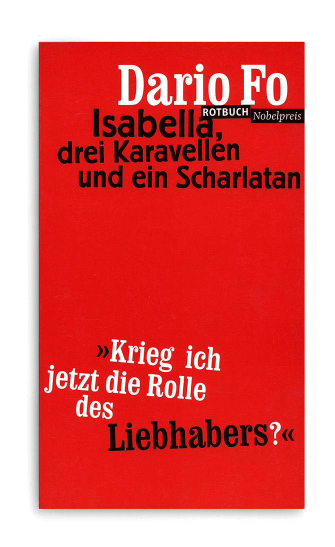 rotbuch verlag, dario fo, nobelpreis, isabella, drei karavellen ...