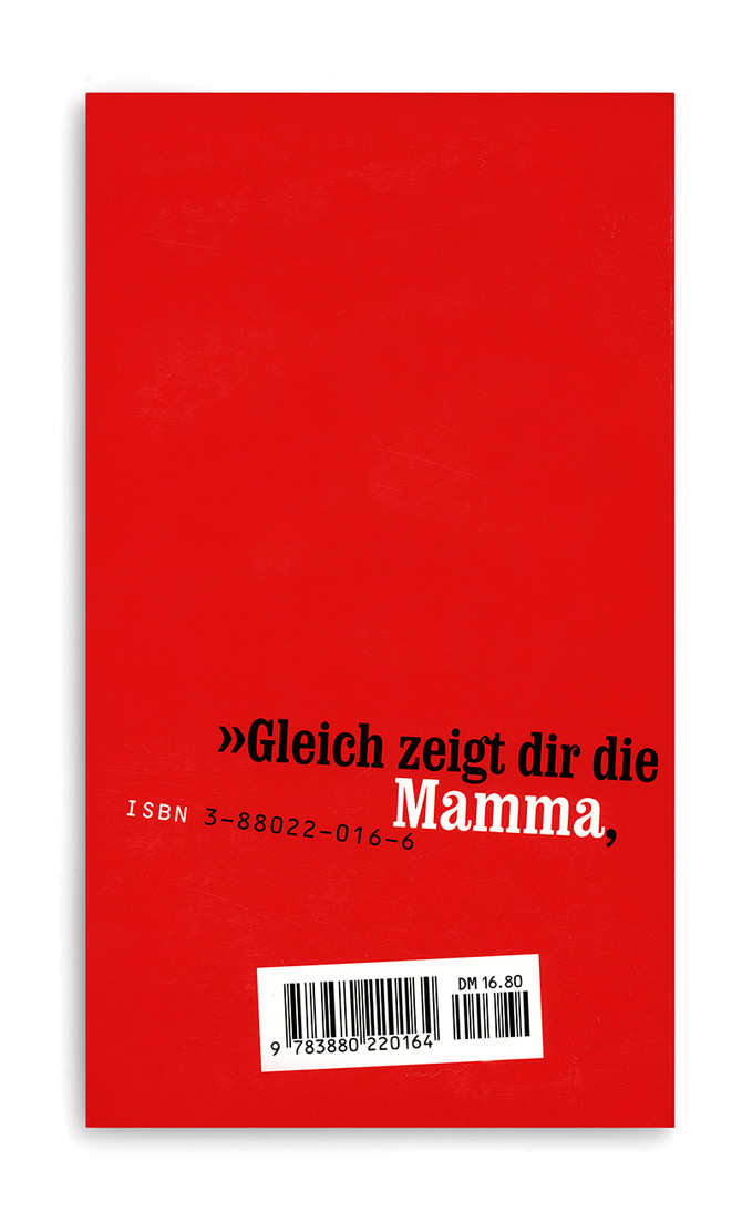 rotbuch verlag, dario fo, nobelpreis, rückseite: mamma hat den besten shit